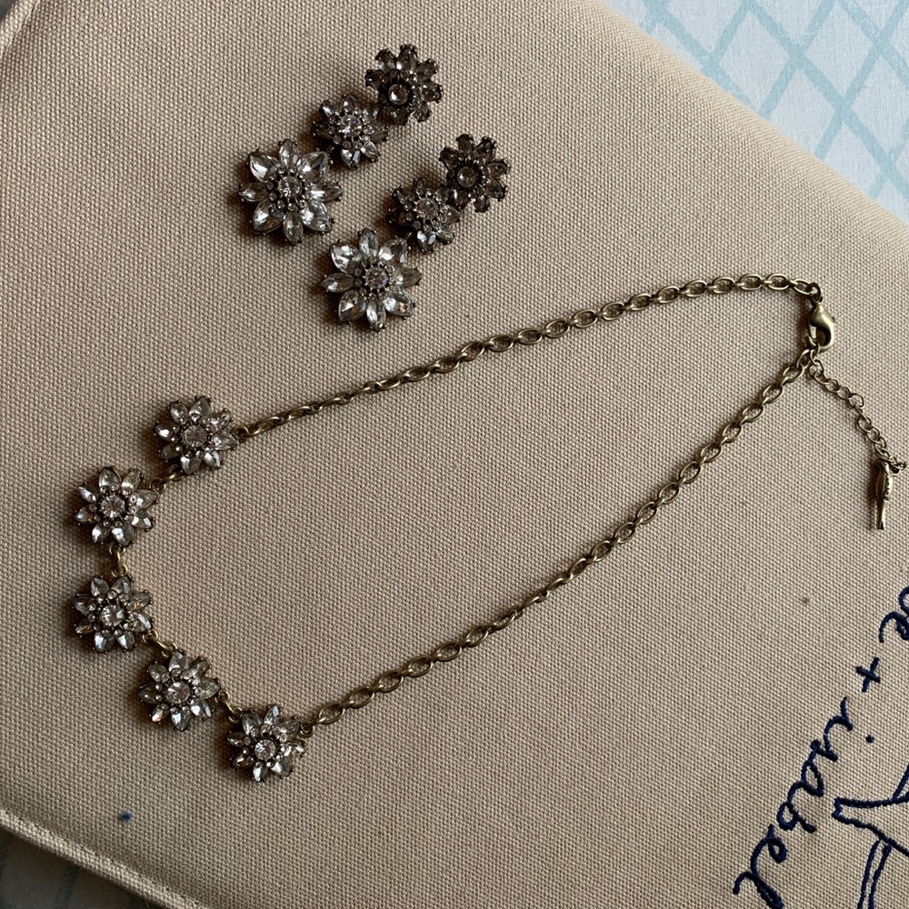 Chloe and Isabel necklace and earrings
